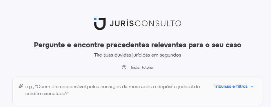 Pesquisa em linguagem natural no Jurisconsulto